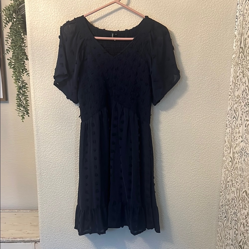 Elegant Navy Dresd